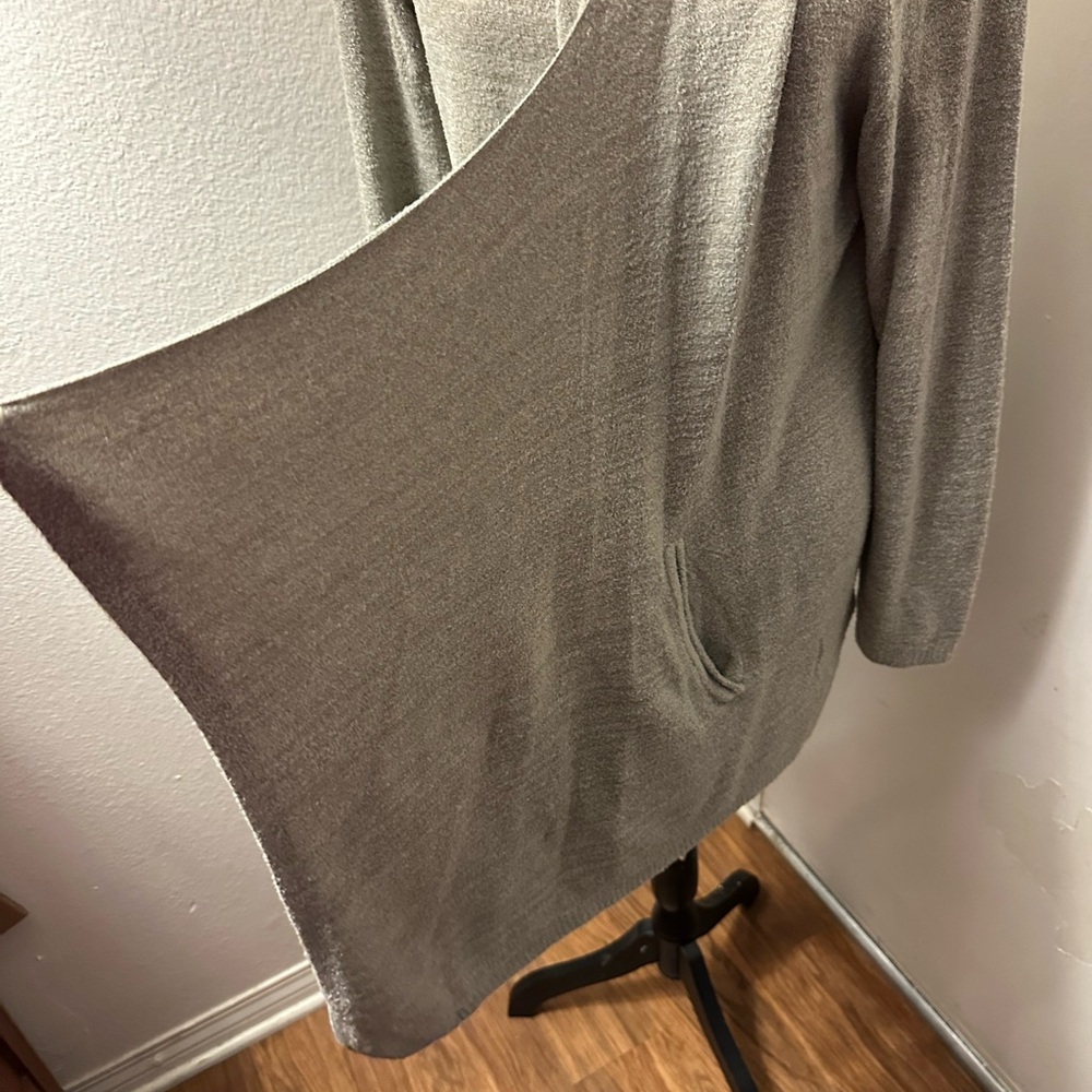 Seven7 Gray Draped Cardigan Sweater - Picture 8 of 8